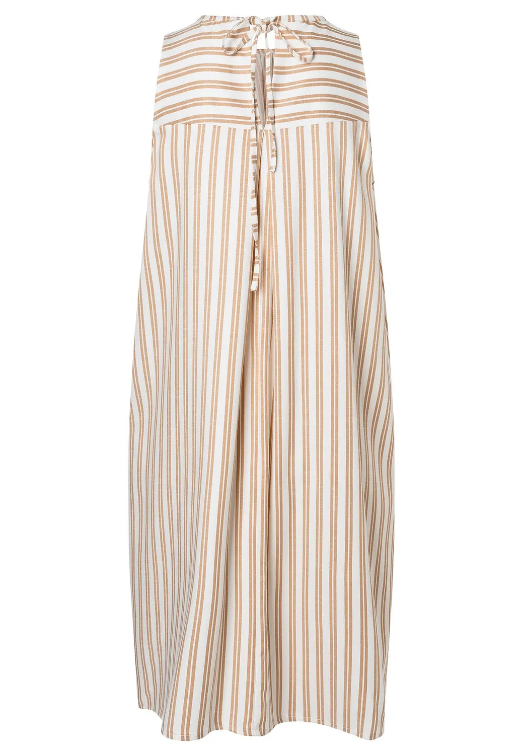 Ana Alcazar Zatora vestito linea A bianco righe