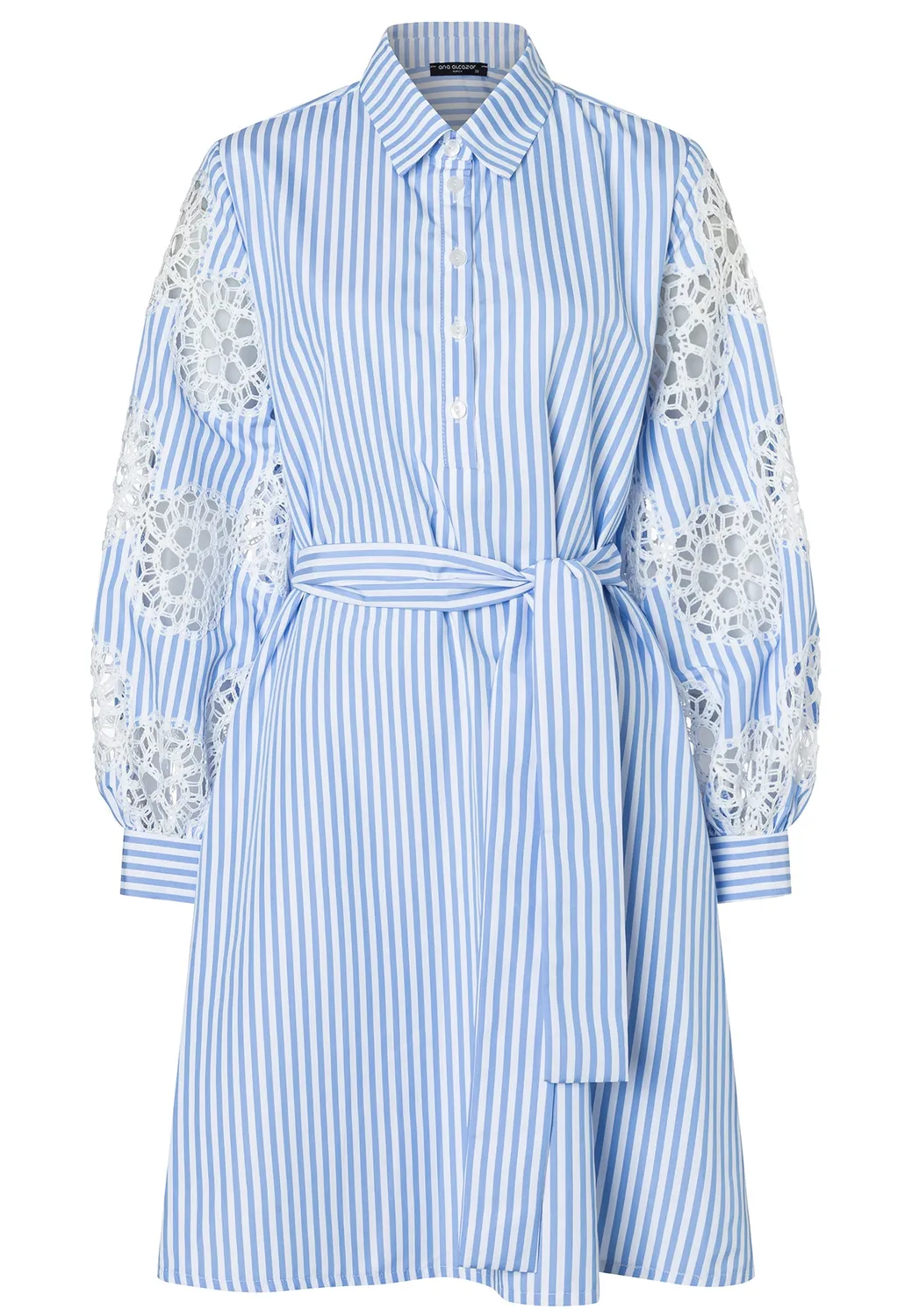 Ana Alcazar Dazli abito camicia a righe corto
