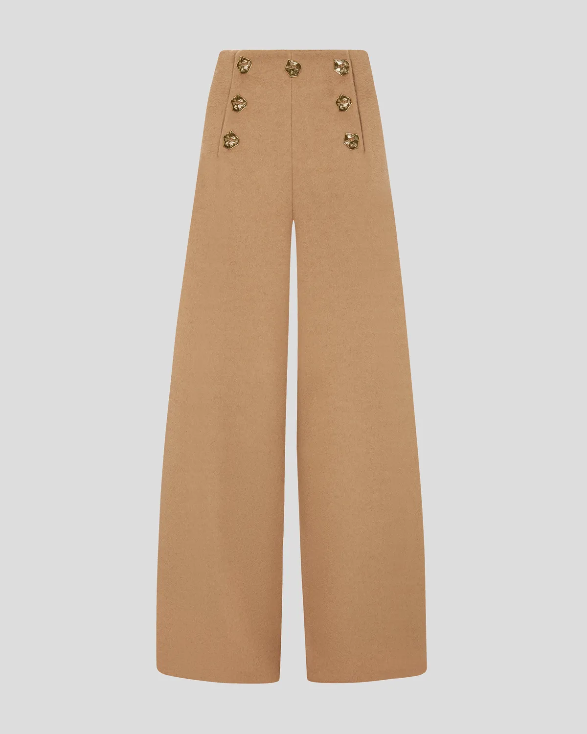 Violante Nessi Tano pantaloni cammello baby camel