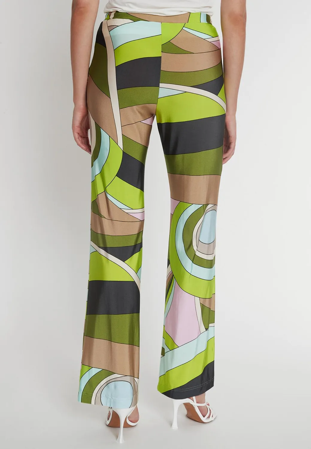 Ana Alcazar Pirsea pantaloni lunghi jersey fantasia