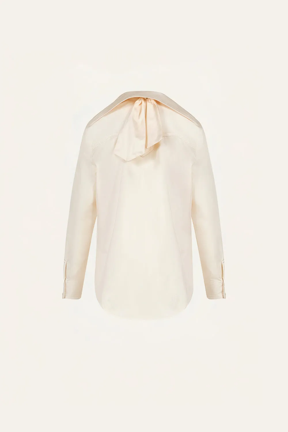 Johanna Ortiz Modern Inner Balance camicia ecru fiocco