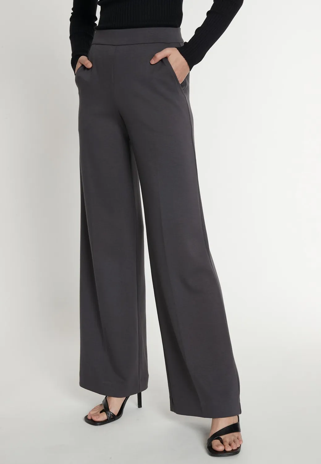 Ana Alcazar Irmy pantaloni Marlene grigi piega