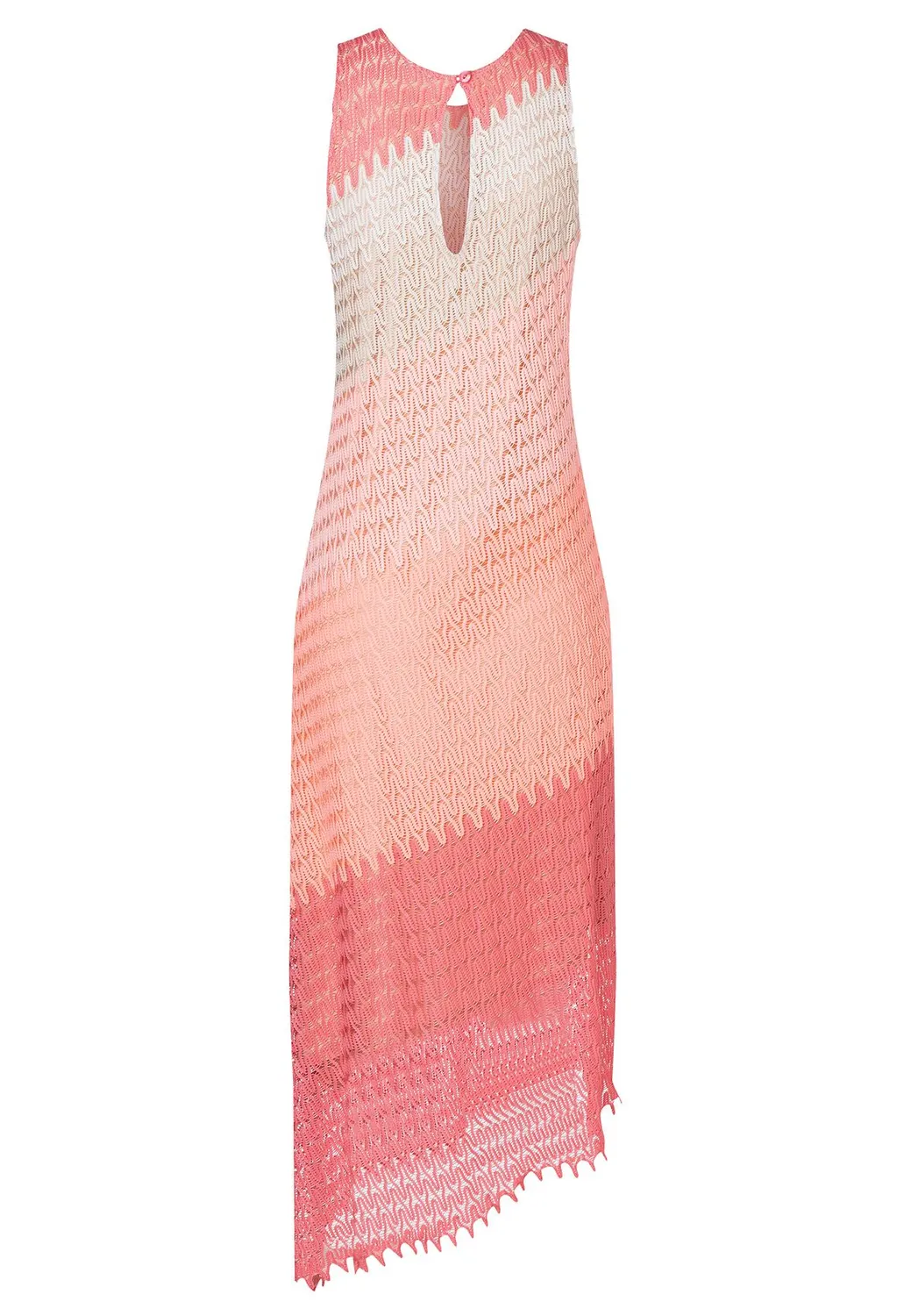 Ana Alcazar Ritea abito midi asimmetrico rosa