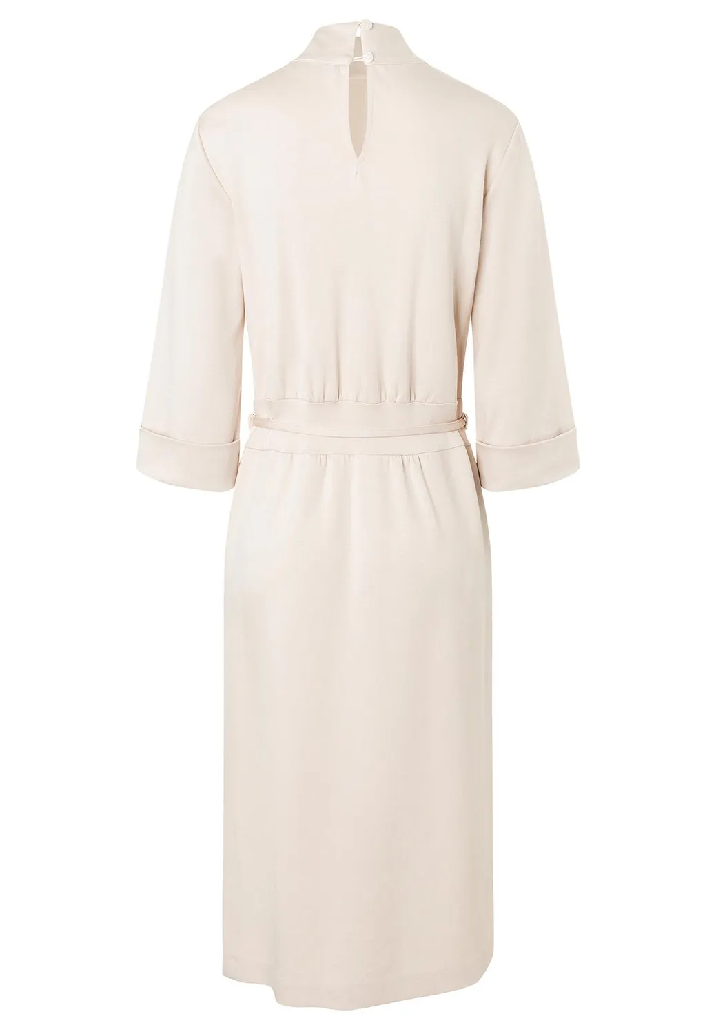 Ana Alcazar Hegla abito camicia midi bianco