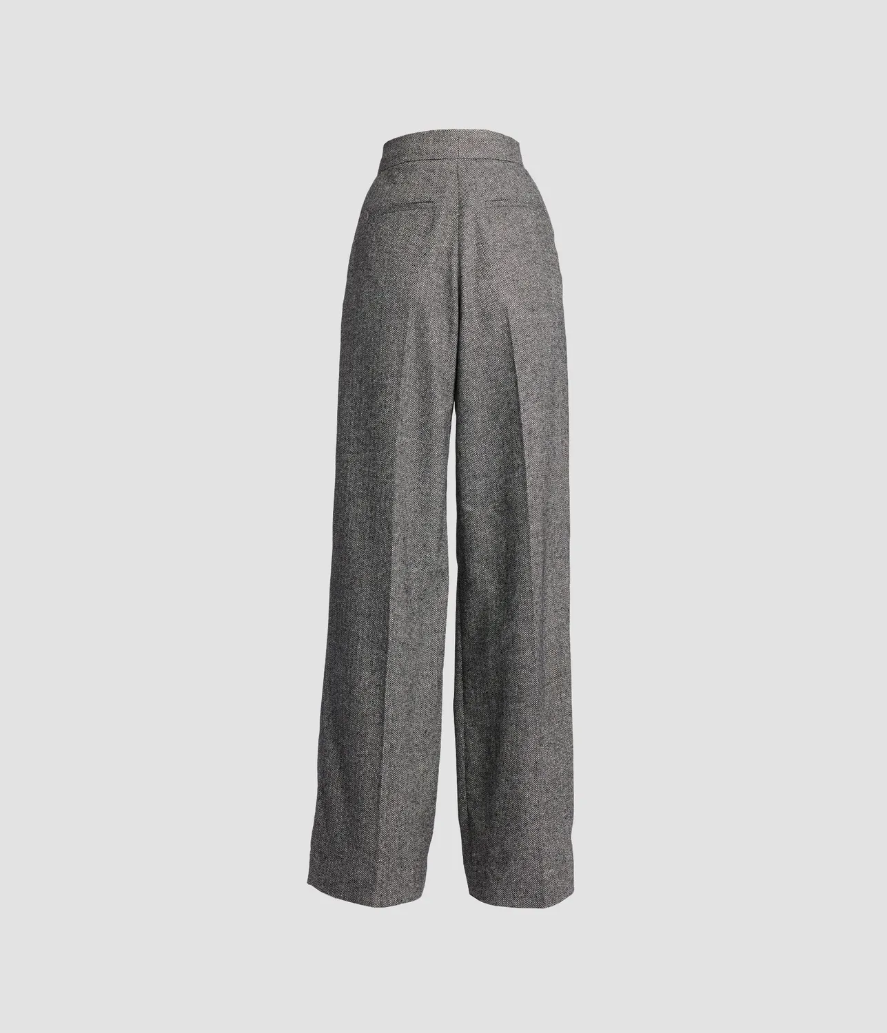 Erdem Herringbone pantalone palazzo spina di pesce