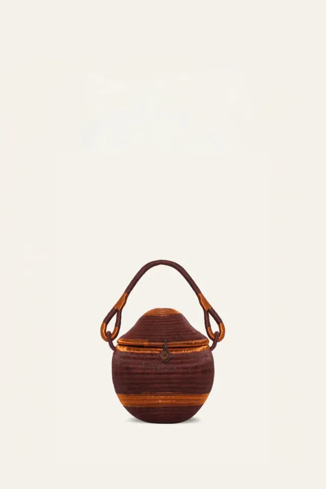 Johanna Ortiz Rooted Grace borsa secchiello vinaccia werregue