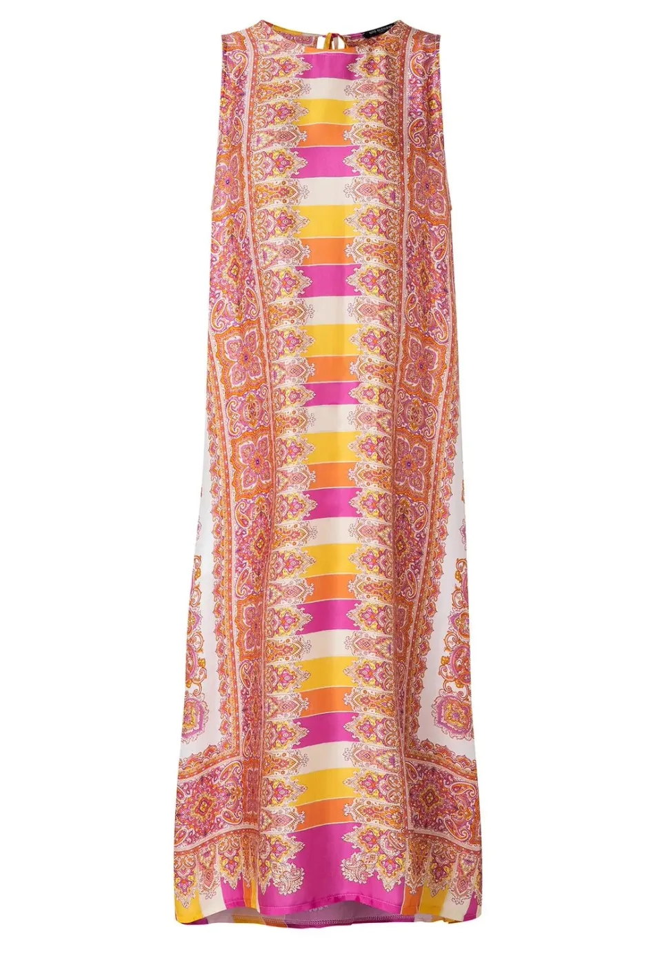 Ana Alcazar Kany abito midi satin stampa foulard