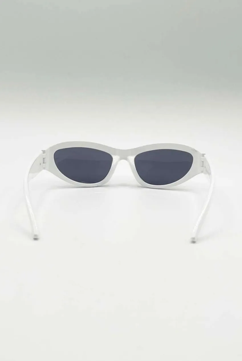 SVNX Star Racer SG2502607 occhiali da sole bianco nero