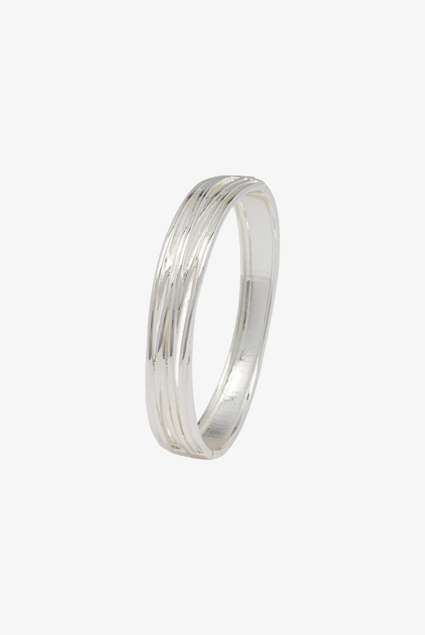 Uchi & Soto Nami bracciale bangle argento twist taglia unica