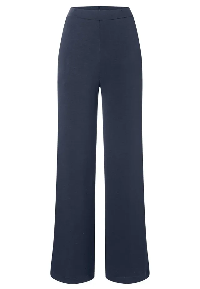 Ana Alcazar Sefasi pantaloni larghi jersey blu