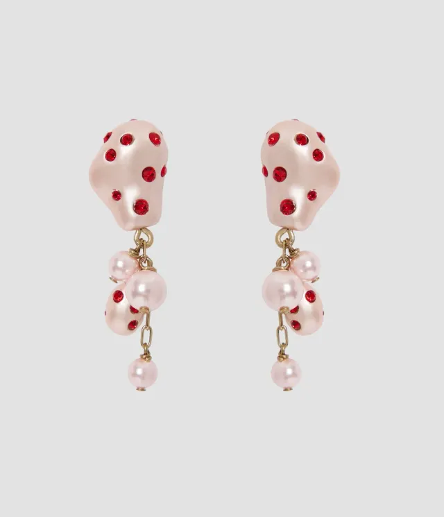 Erdem Long Pearl Drop Earring orecchini perla pendenti lunghi