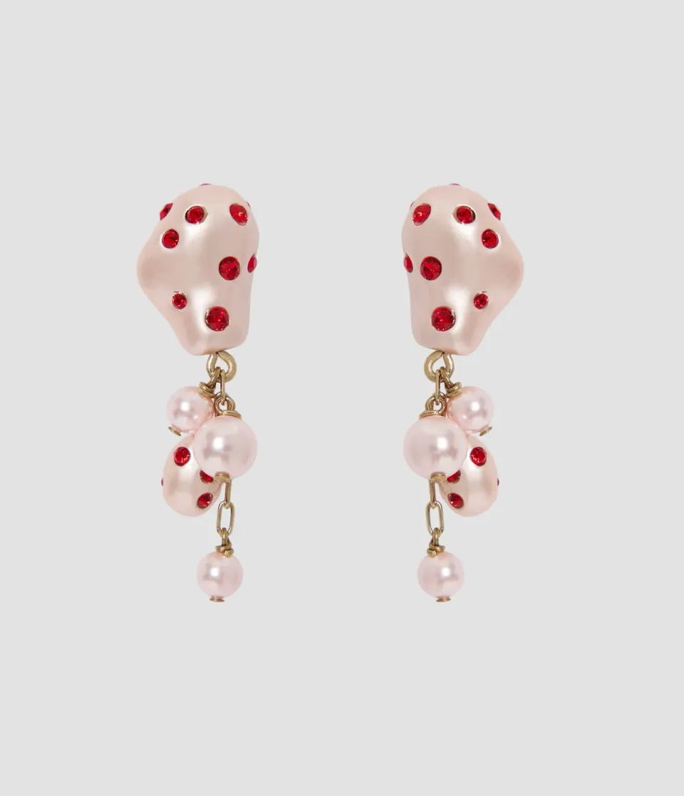 Erdem Long Pearl Drop Earring orecchini perla pendenti lunghi