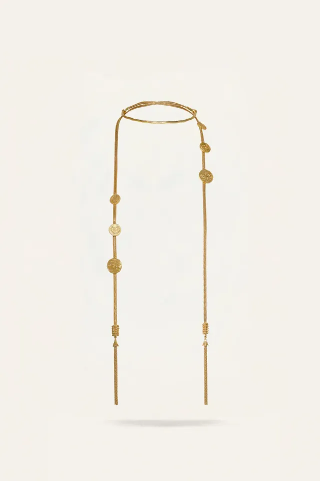 Johanna Ortiz Tides Sound collana monete oro