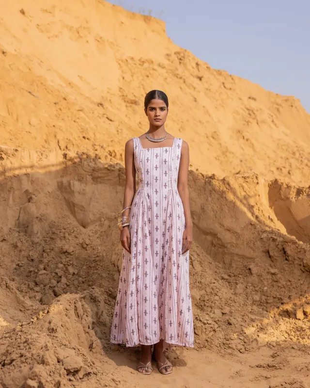 Our Dve Chrono Dress abito lungo Desert Sand modal