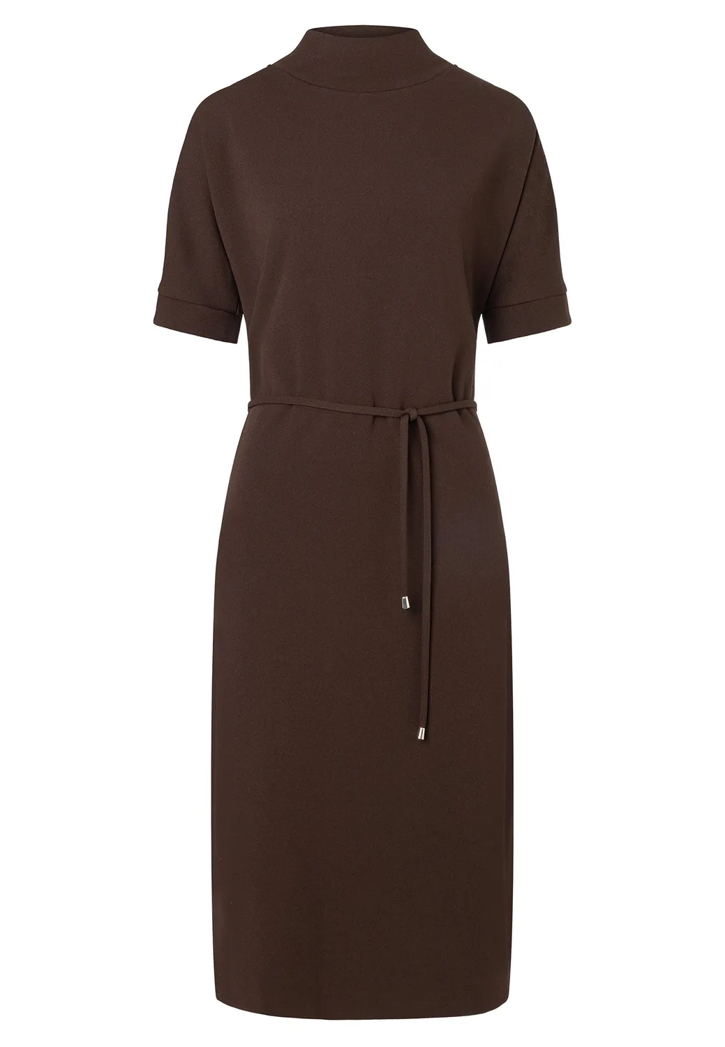 Ana Alcazar Enlyroea abito midi color espresso