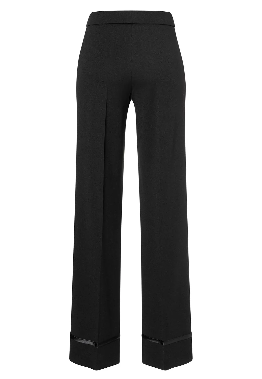 Ana Alcazar Marlene Harieke pantaloni neri vita alta palazzo