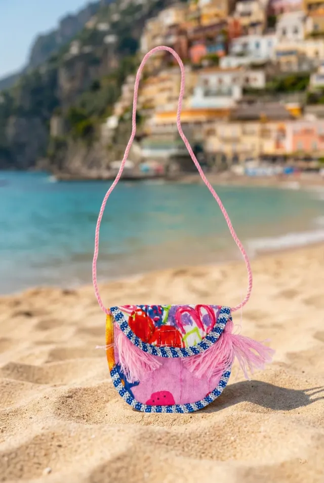 Antica Sartoria Agrumi FC501 borsello rosa cotone