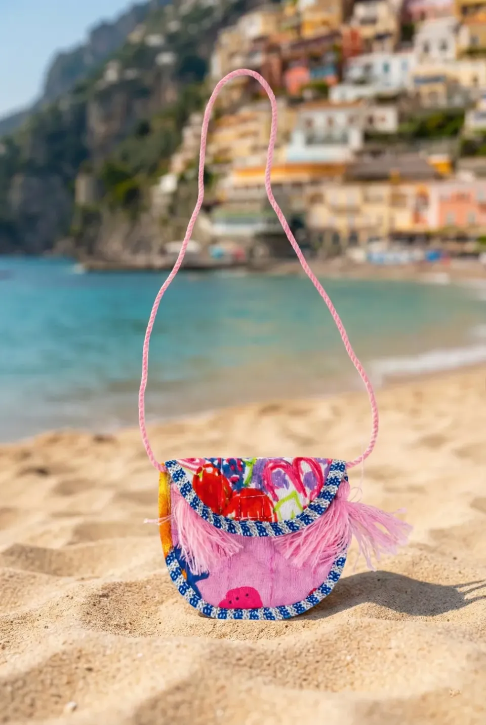 Antica Sartoria Agrumi FC501 borsello rosa cotone