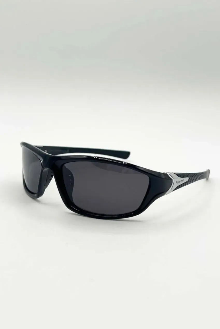 SVNX Outdoor Racer occhiali da sole nero argento categoria 3