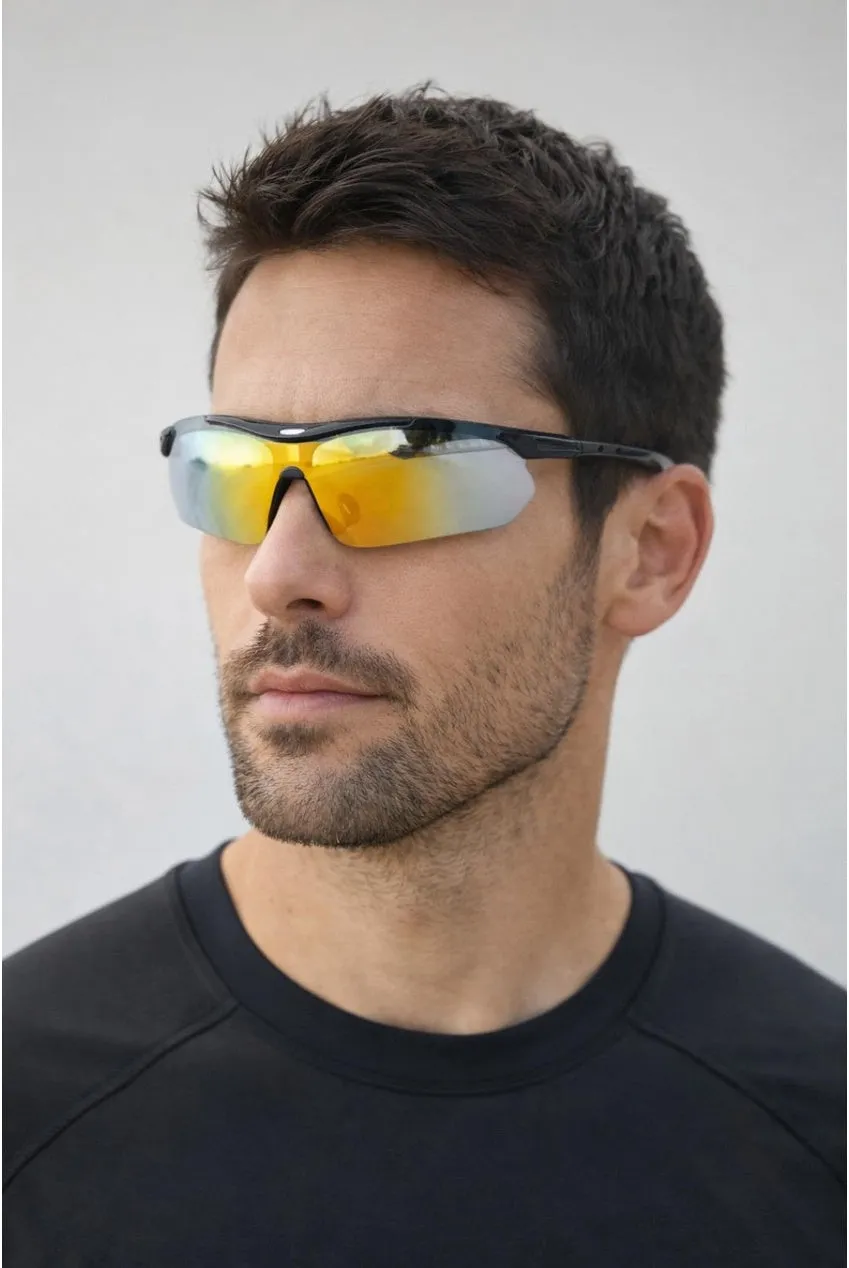 SVNX Outdoor Sports Racer occhiali sole multicolor
