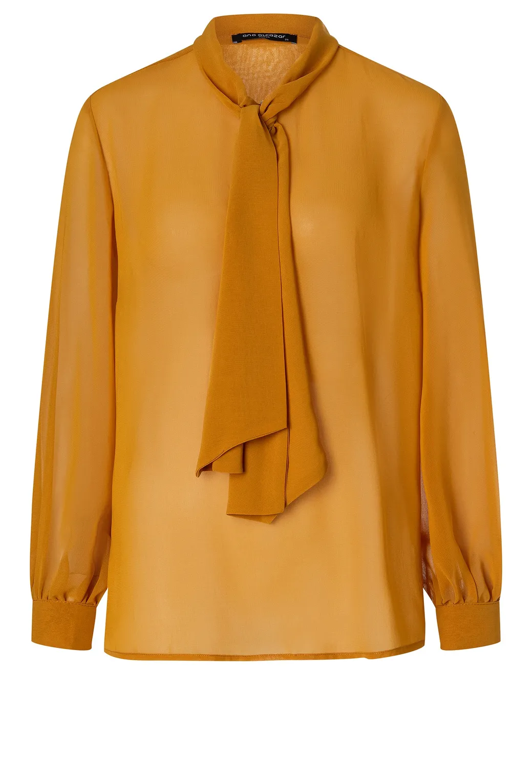 Ana Alcazar Cosmia camicetta chiffon curry