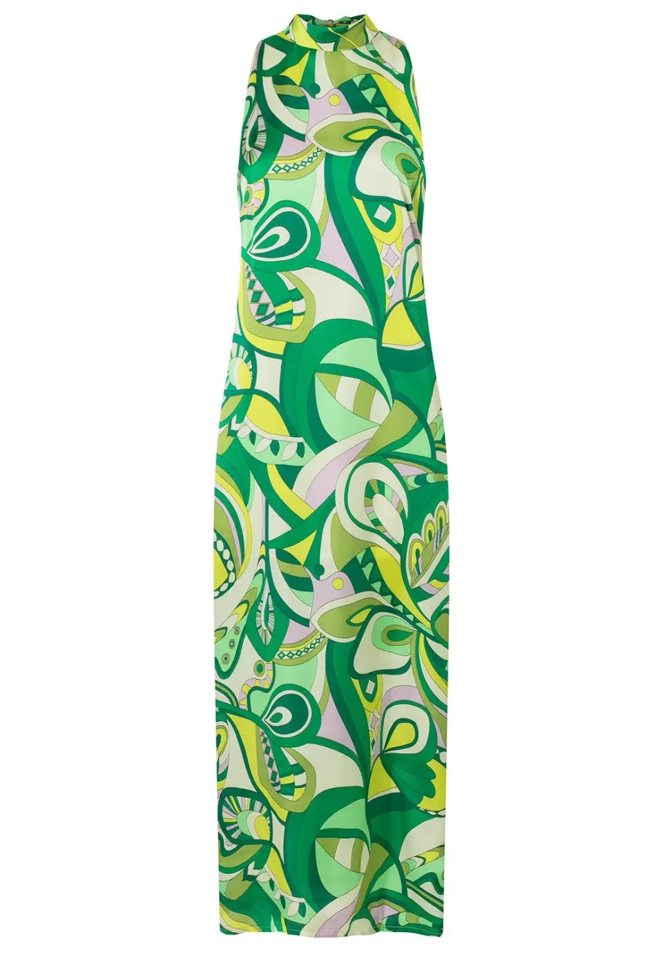 Ana Alcazar Lewi Abito Halter Maxi Fantasia