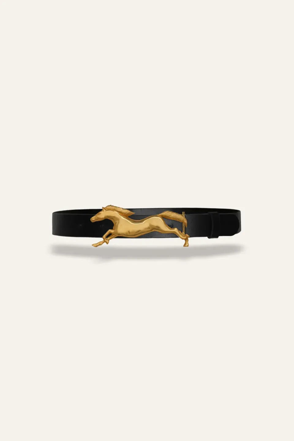 Johanna Ortiz Iconic Imagery cintura pelle nero oro