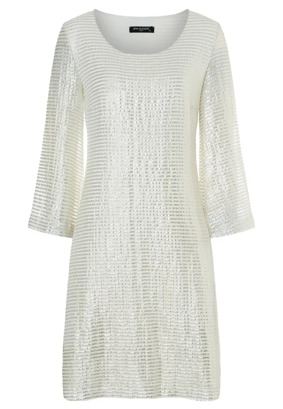 Ana Alcazar Wahesa abito linea A bianco elegante