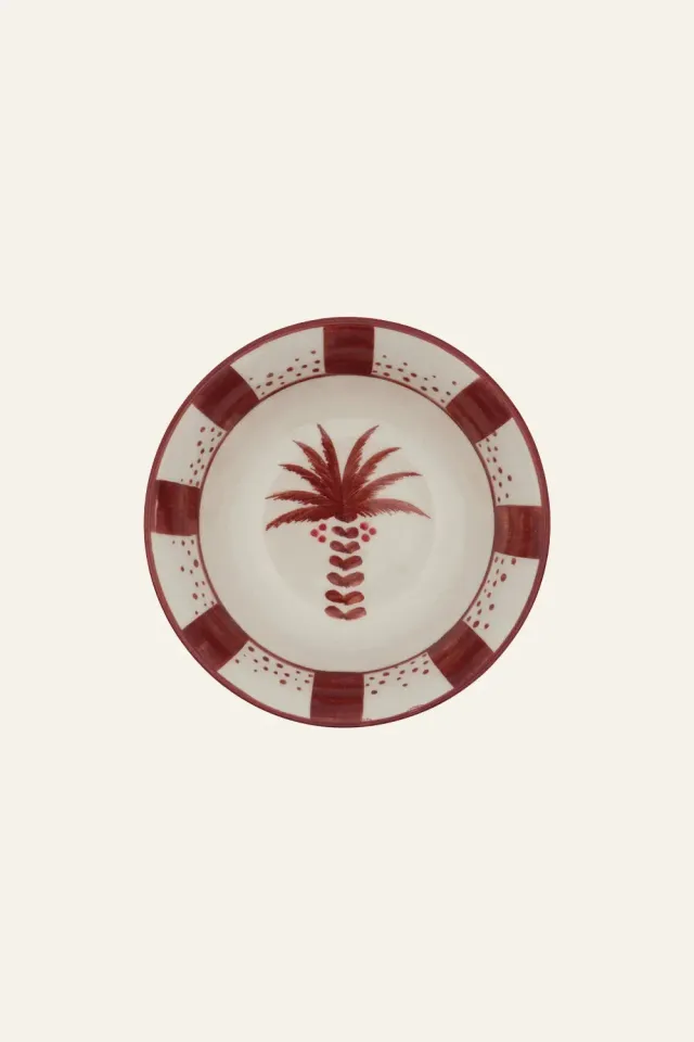Johanna Ortiz Palma Real set 2 ciotole rosse ceramica