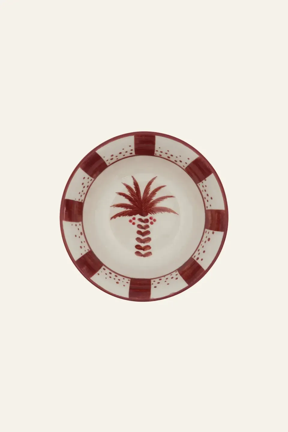 Johanna Ortiz Palma Real set 2 ciotole rosse ceramica