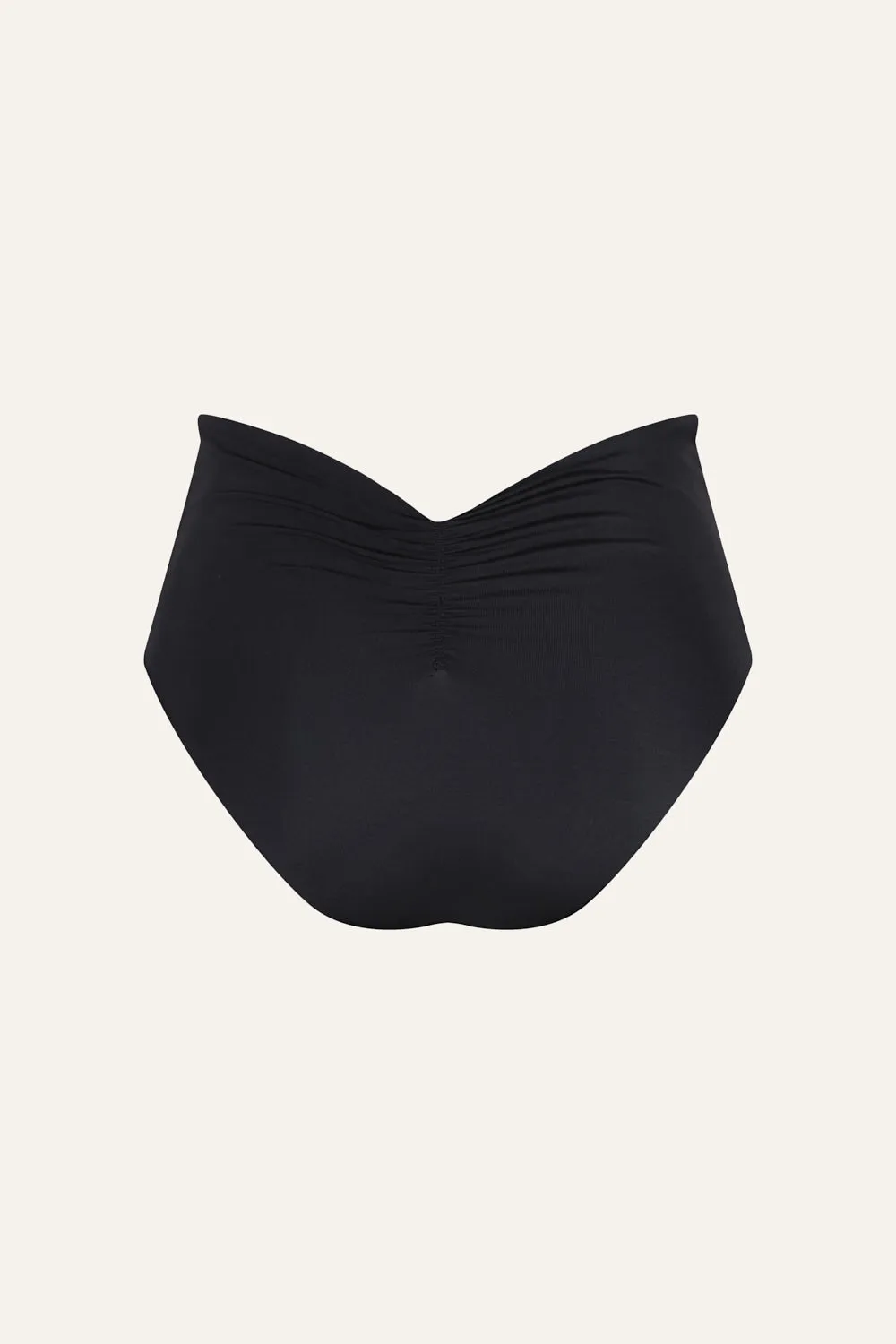 Johanna Ortiz Marinera slip bikini nero laccetti neri