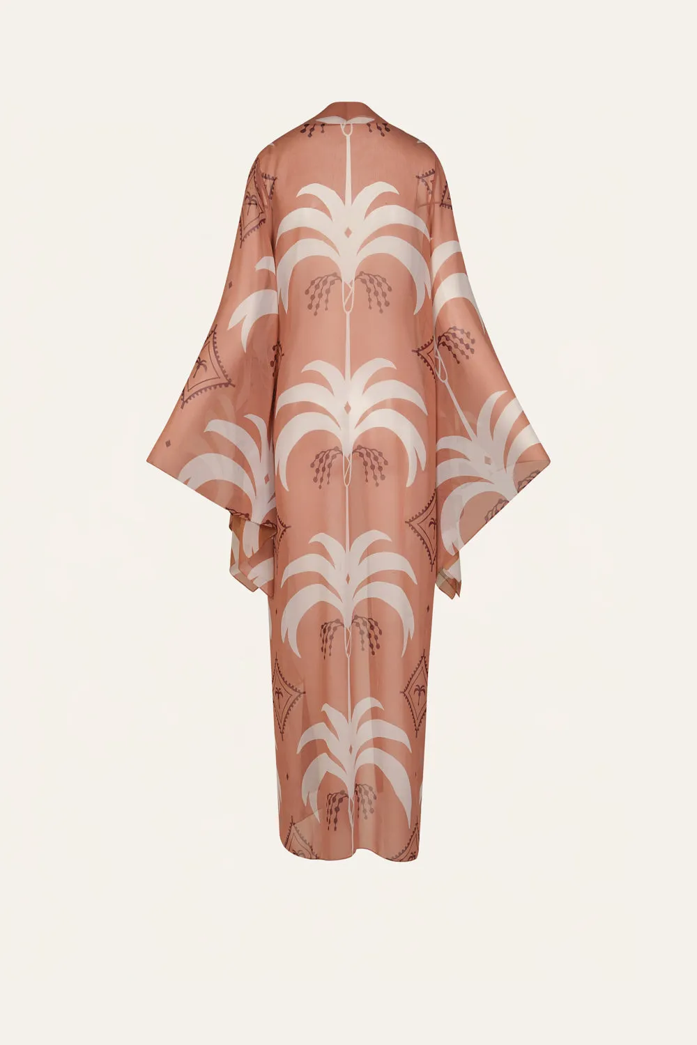 Johanna Ortiz Amazon kimono pesca georgette cintura