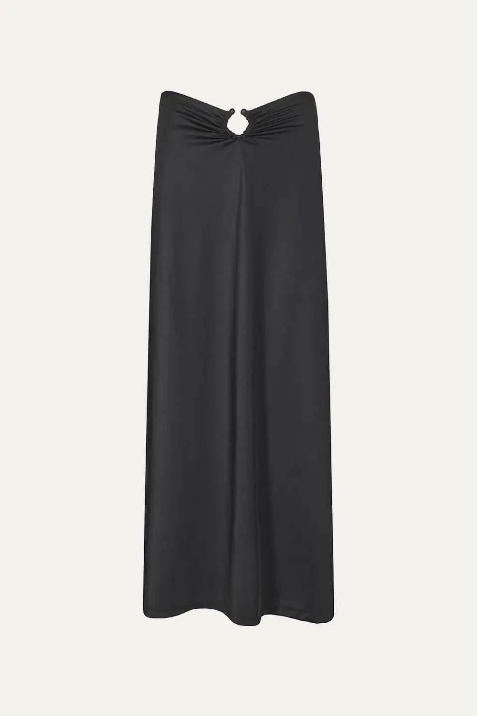 Johanna Ortiz Breath of Life gonna midi lycra nera anello