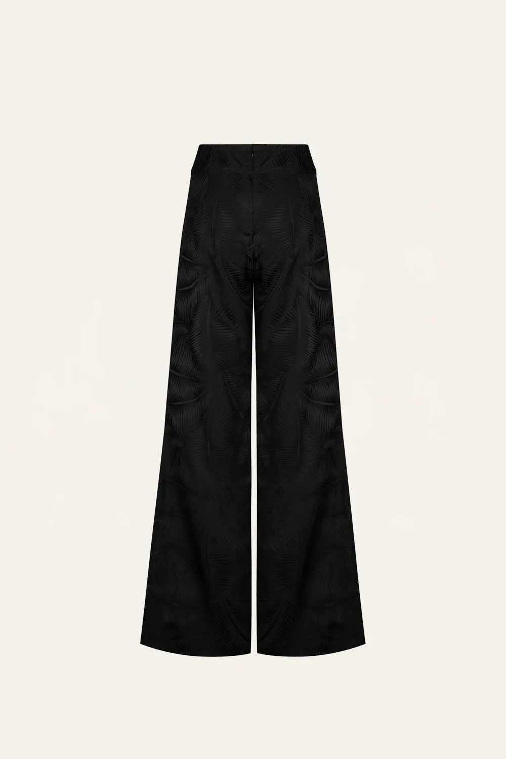 Johanna Ortiz Laidback Energy pantaloni palazzo neri viscosa