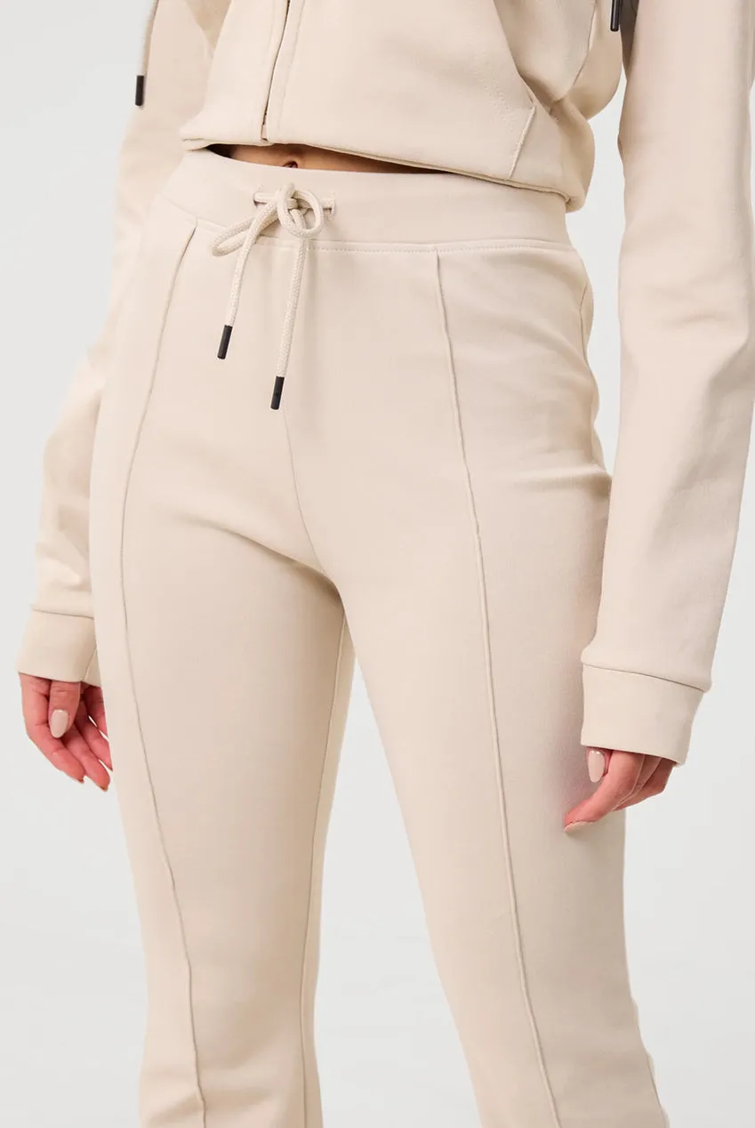 Pink Vanilla Pin Tuck pantaloni jersey stone svasati