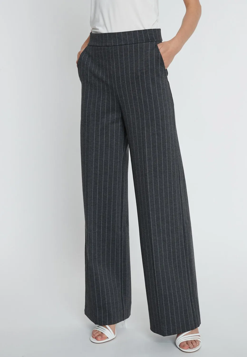 Ana Alcazar Mesine Pantaloni classici grigi gessato