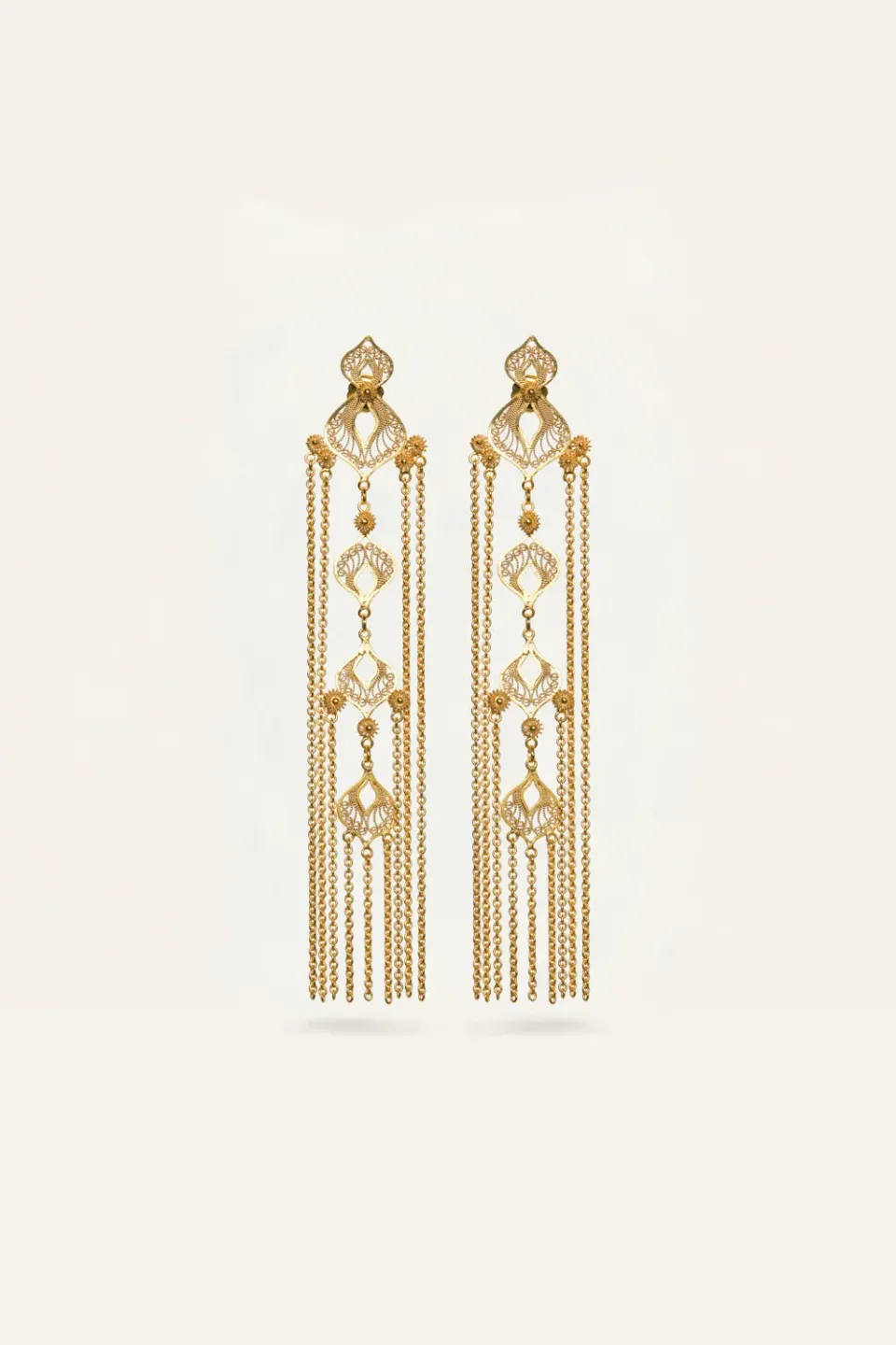 Johanna Ortiz Liberation Layers orecchini oro filigrana