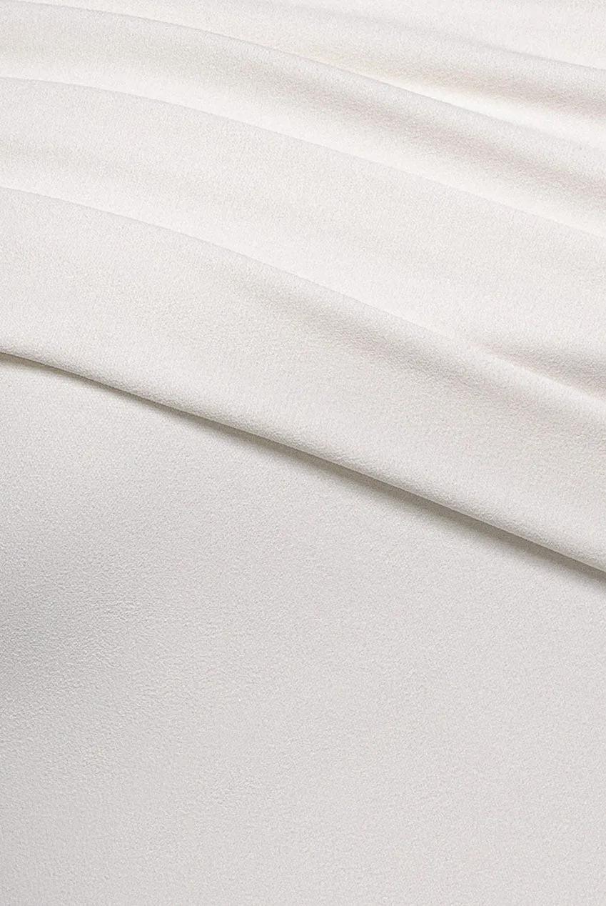 Goddiva DR3231 abito midi monospalla bianco scuba