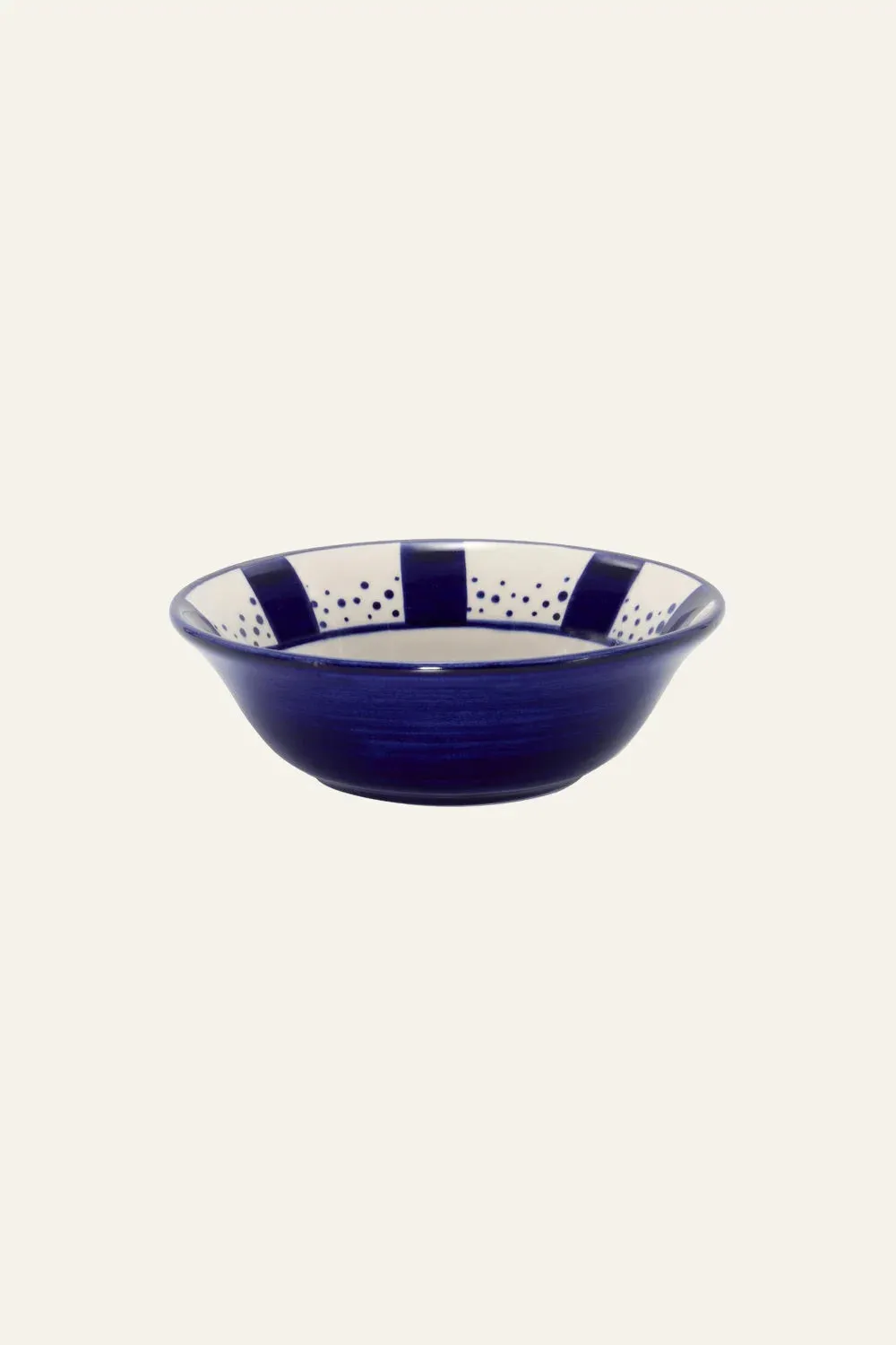 Johanna Ortiz Palma Real ciotole set 2 pezzi blu navy ceramica