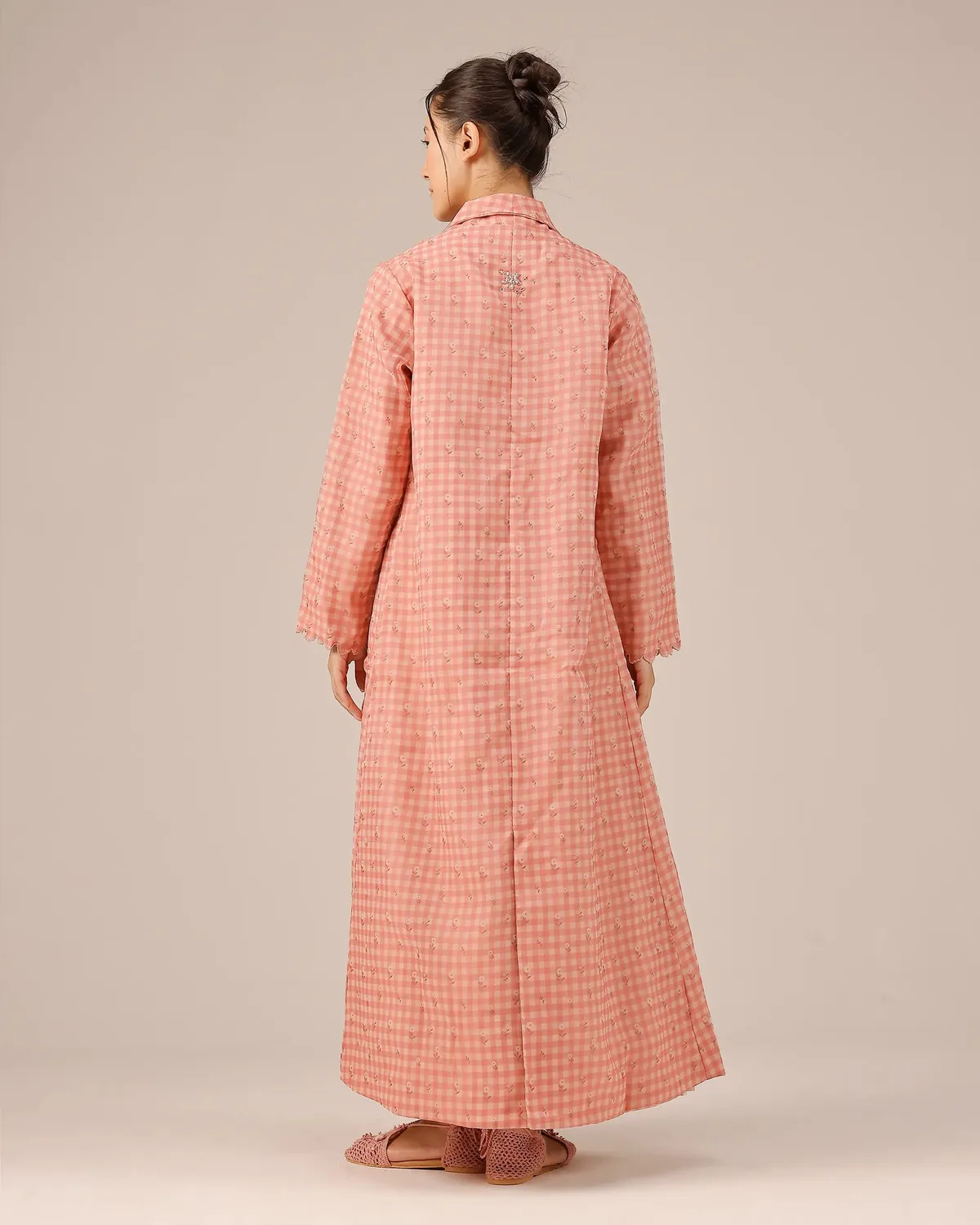 Our Dve Merry Berry giacca rosa organza lunga