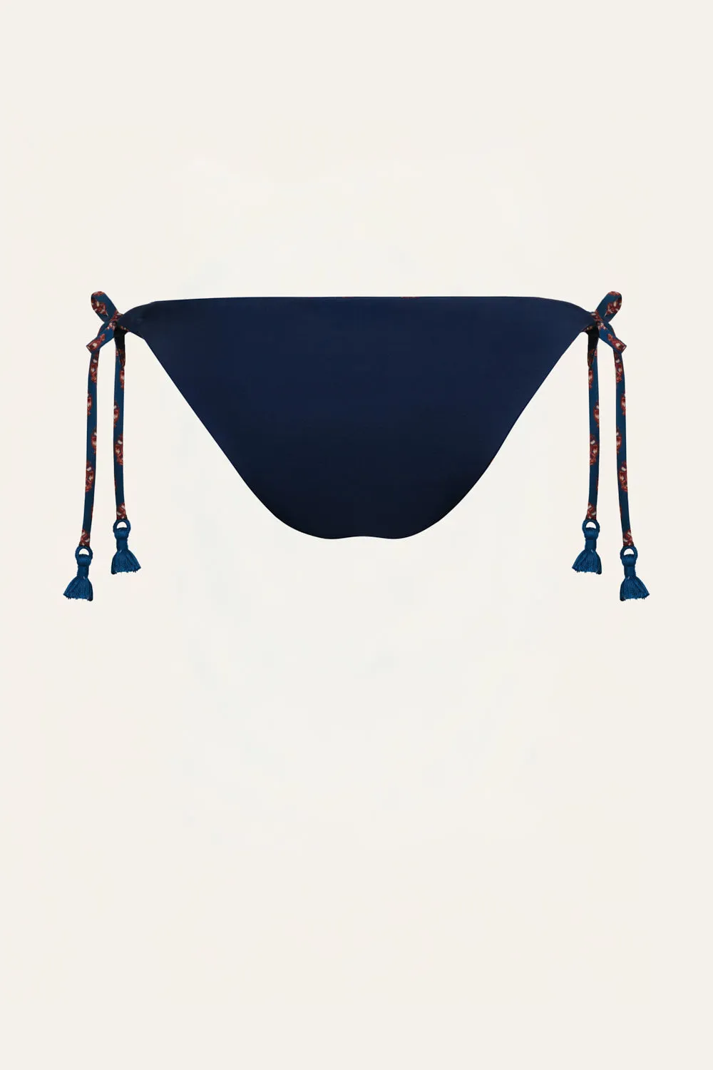 Johanna Ortiz Sagrado Slip Bikini Blu Lacci Nappine
