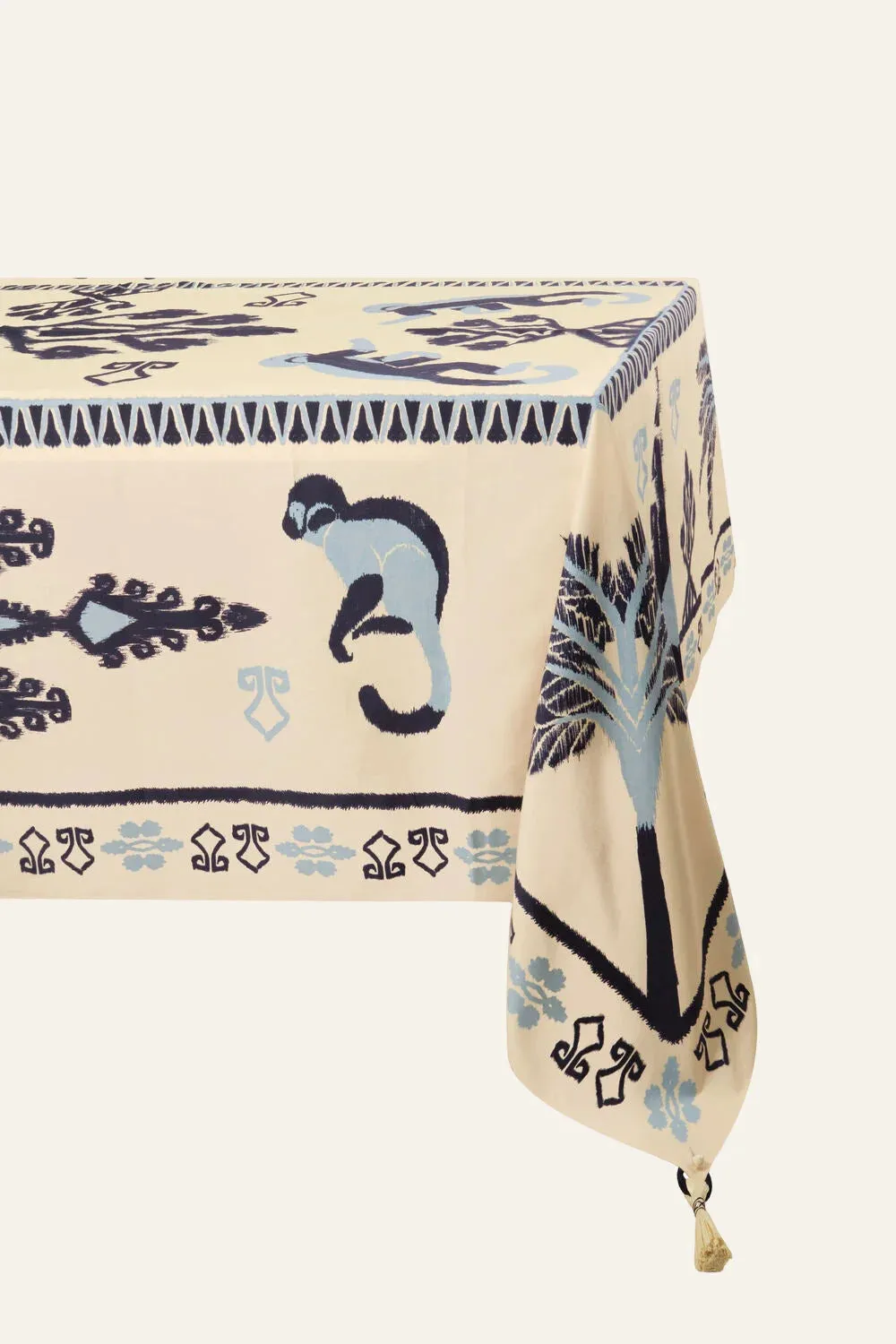 Johanna Ortiz Ikat Amazónico tovaglia cotone blu