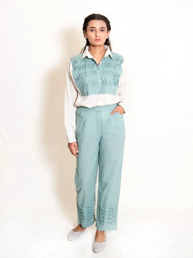 Our Dve Cordelia Finn coordinato cotone verde menta