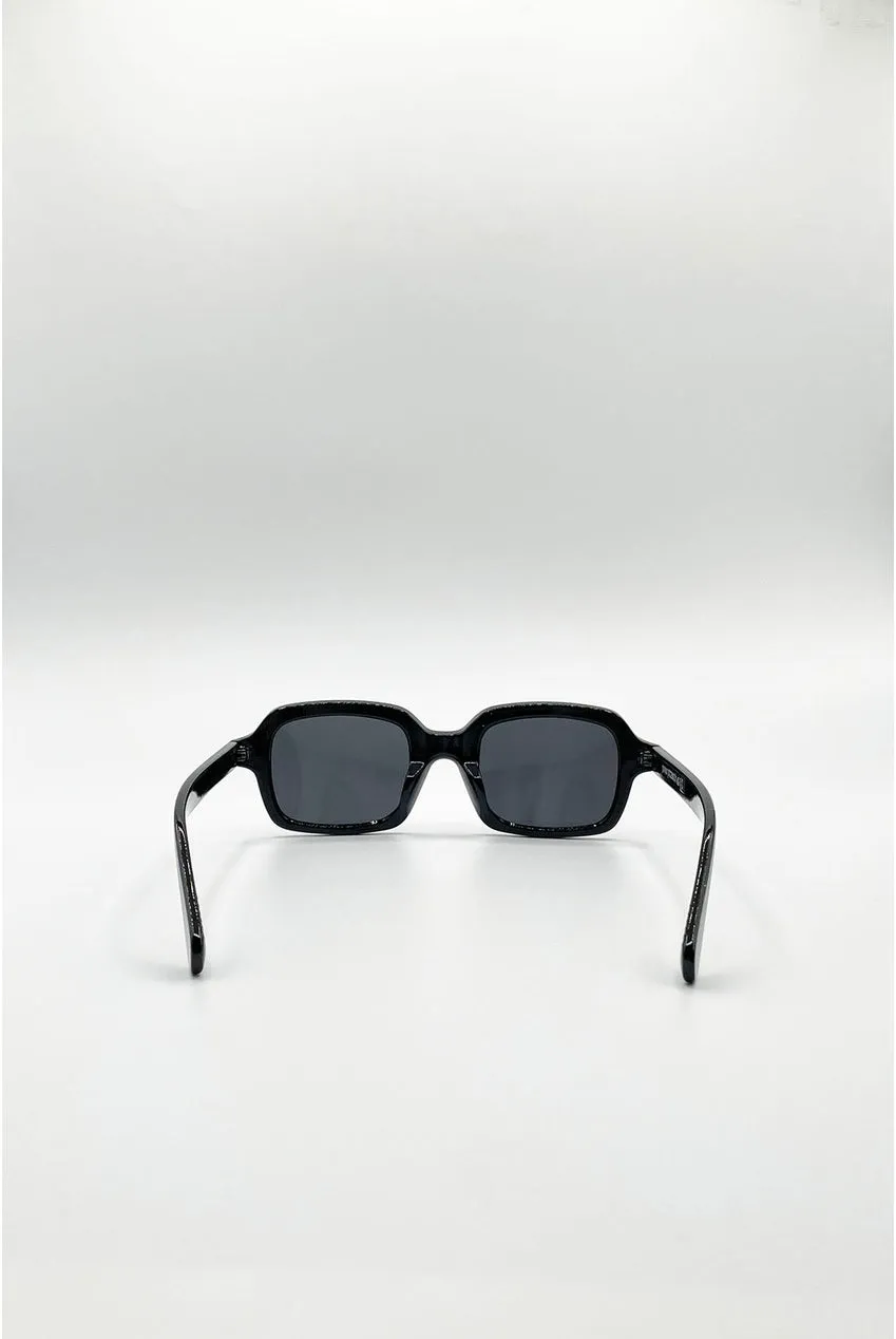SVNX SG2603102 occhiali da sole nero squadrati UV400
