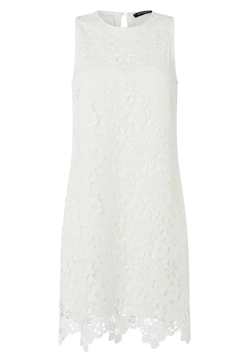 Ana Alcazar Lady abito pizzo floreale svasato