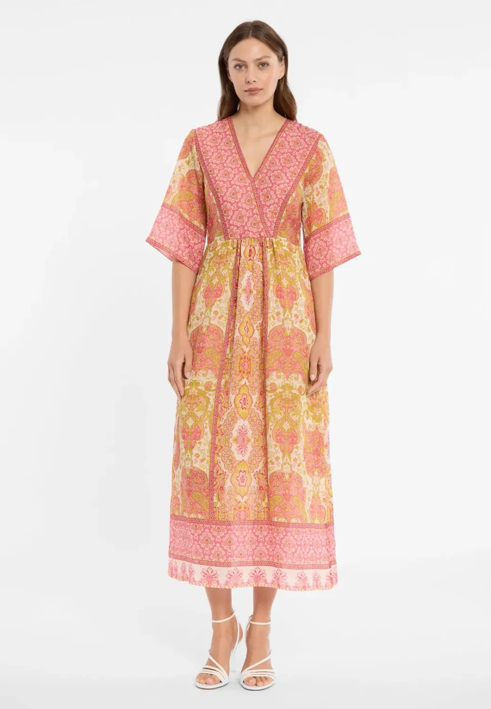 Ana Alcazar Doremi abito boho lungo lyocell