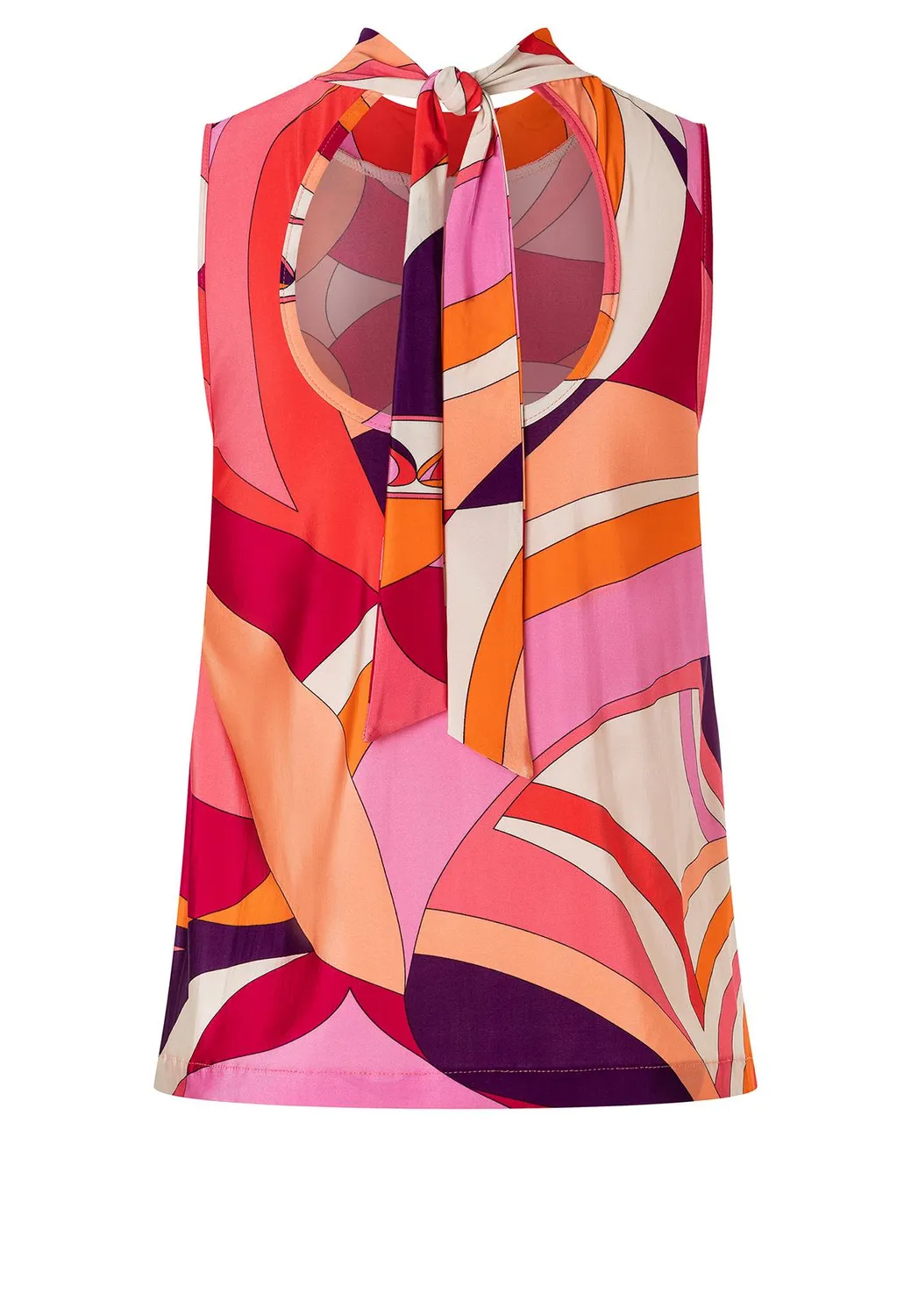 Ana Alcazar Prany top jersey fantasia collo coreano