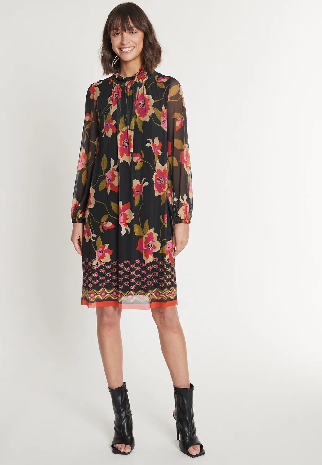 Ana Alcazar Miwana abito chemisier floreale