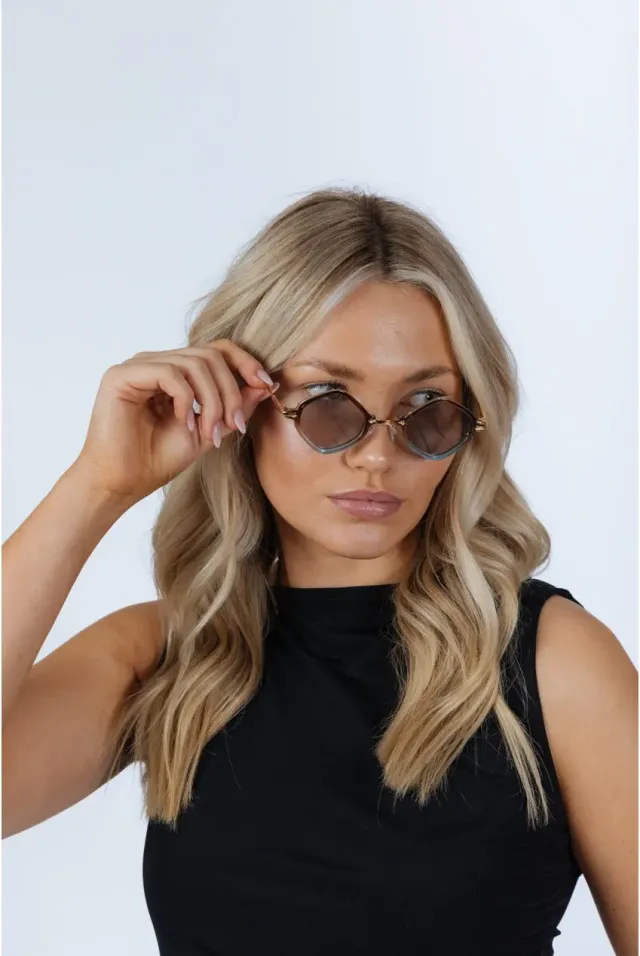 SVNX SG2501101 occhiali da sole marrone blu