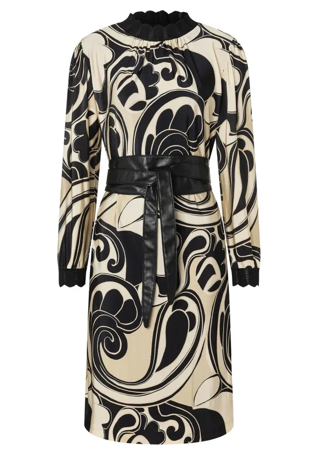 Ana Alcazar Hicca vestito dritto corto rifiniture collo